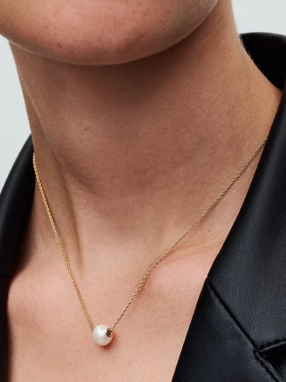 Pandora Treated Freshwater Cultured Pearl Collier Necklace - Picture 4 of 5